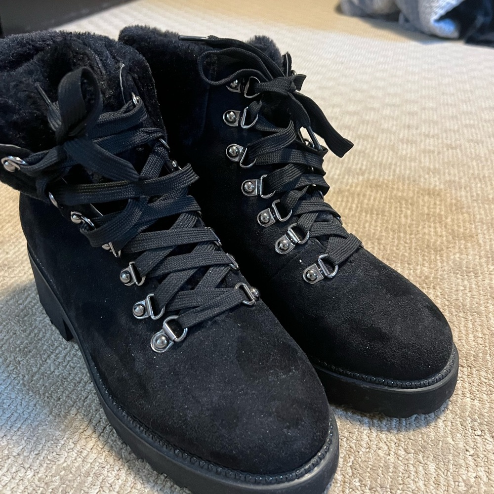 Suede booties